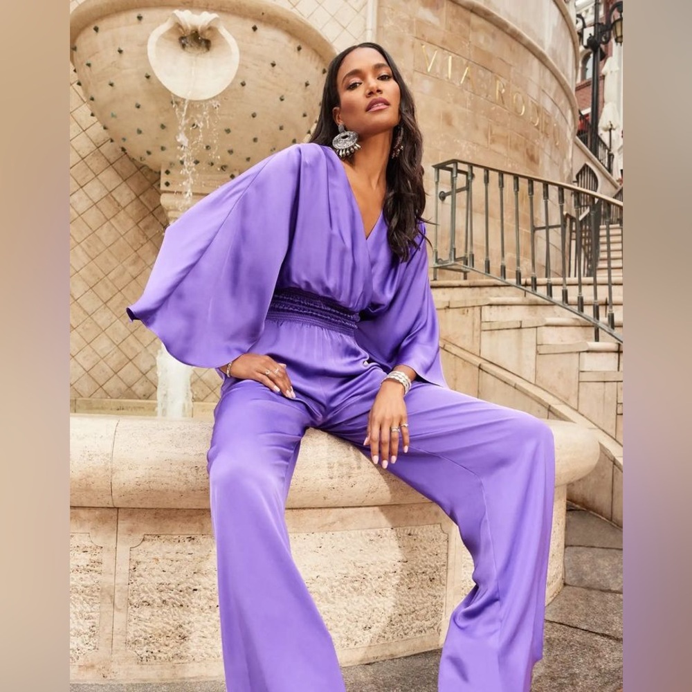 RAMY BROOK Cheri Jumpsuit in Passion Purple $545
NWT
